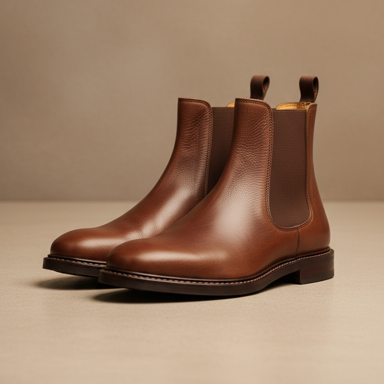 Classic Leather Chelsea Boots