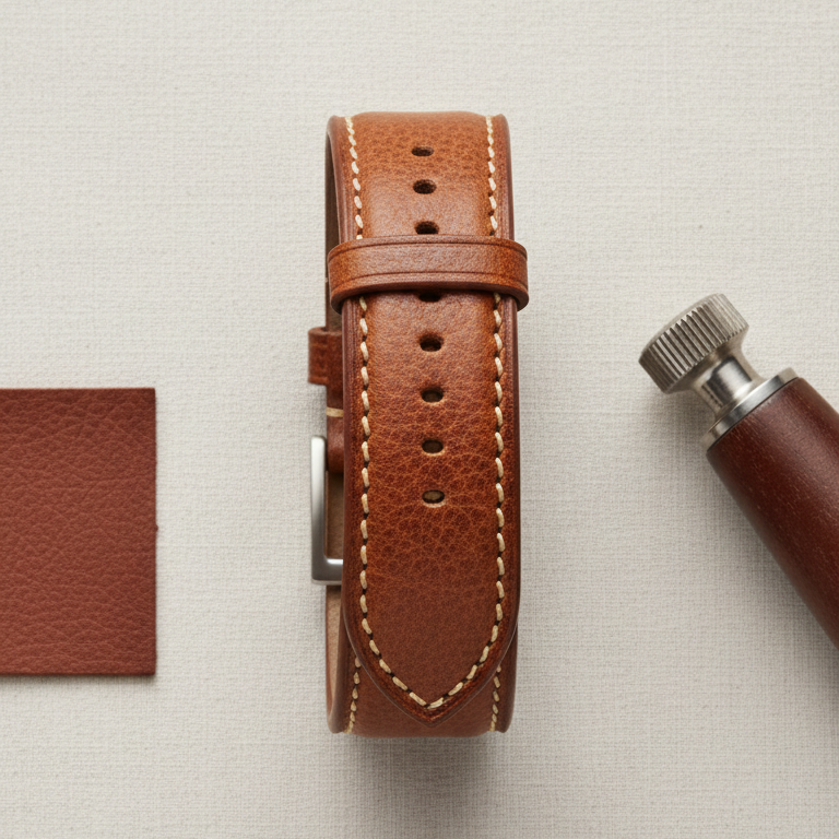 Premium Leather Watch Strap
