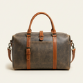 Vegan Leather Weekender Bag