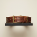 Distressed Weathered Leather Belt