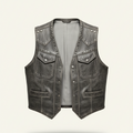 Men's Leather Vest