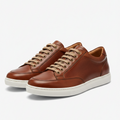 Brown Leather Sneakers