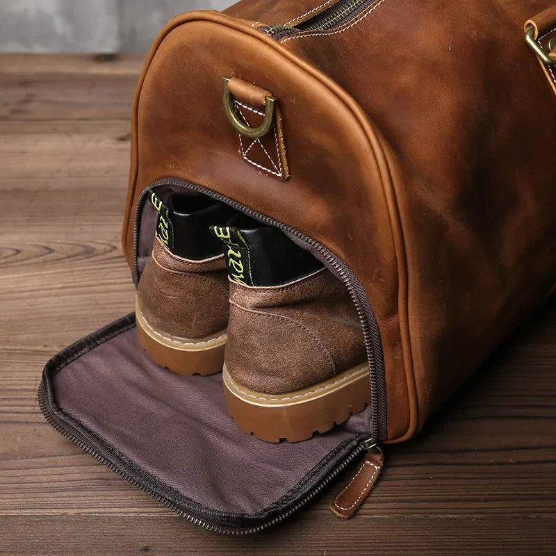 Apart schoenenvak van de Vellaro Heritage weekendtas