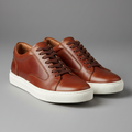 Mahogany Leather Sneakers